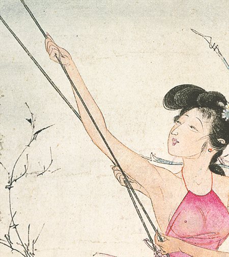 陆川县-胡也佛的仕女画和最知名的金瓶梅秘戏图